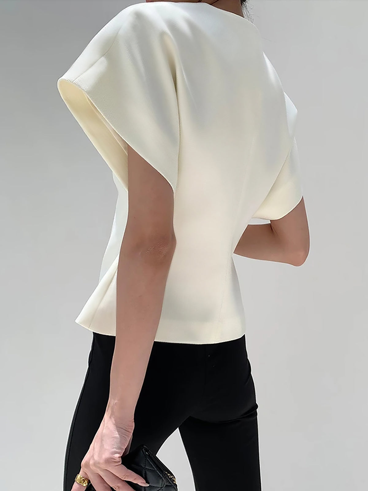 Élise Structured Wrap Top