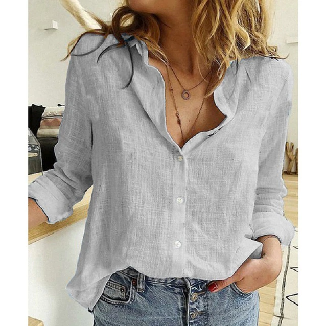 Nicole Soft Tailored Button-Up Shirt