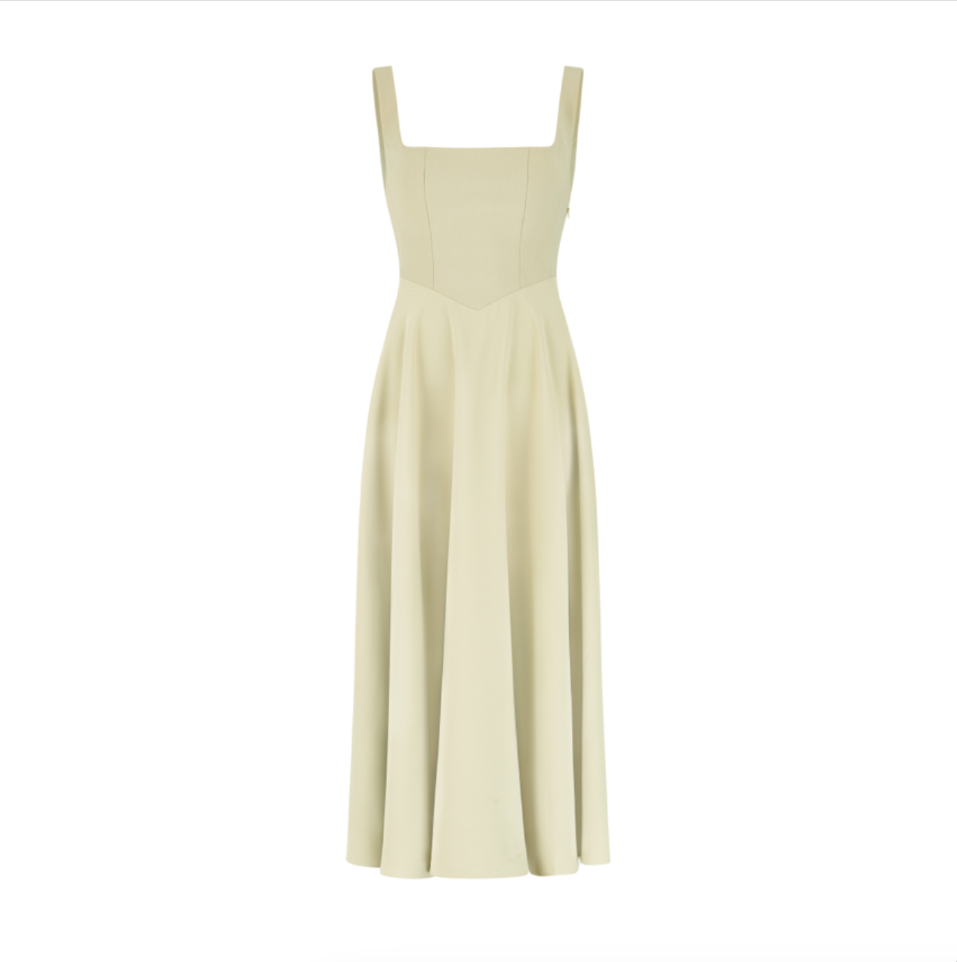 Amélie Square-Neck Midi Dress