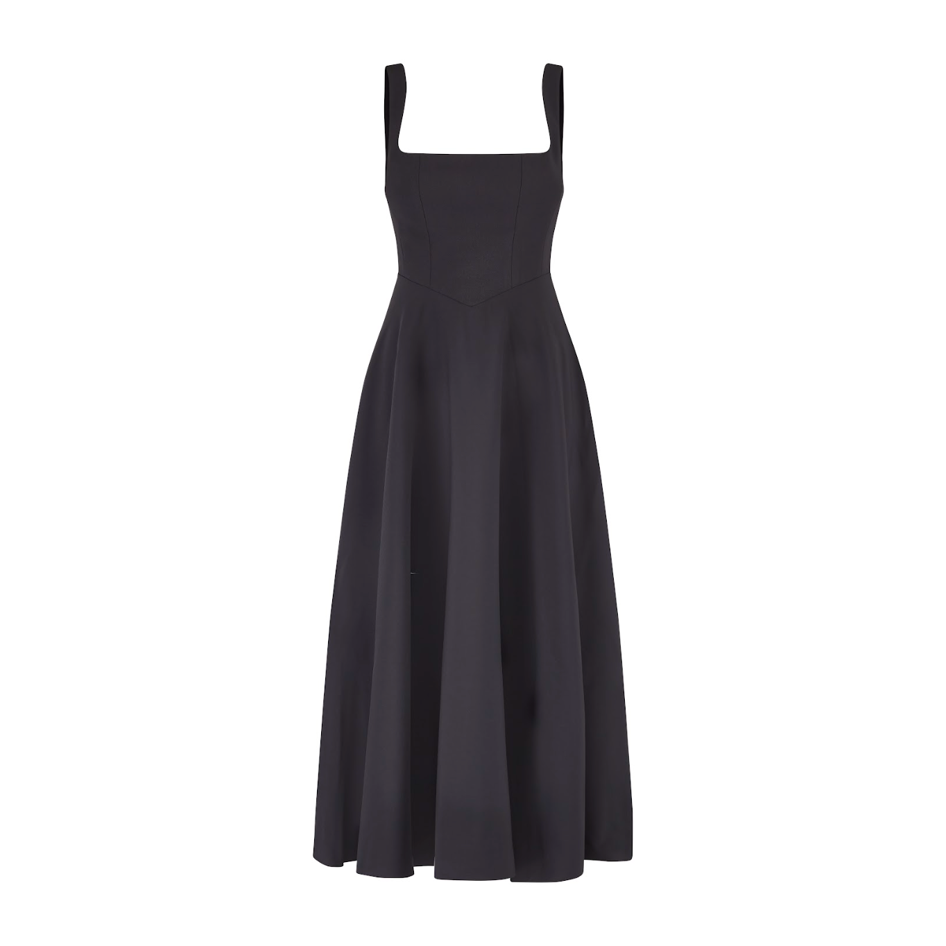 Amélie Square-Neck Midi Dress