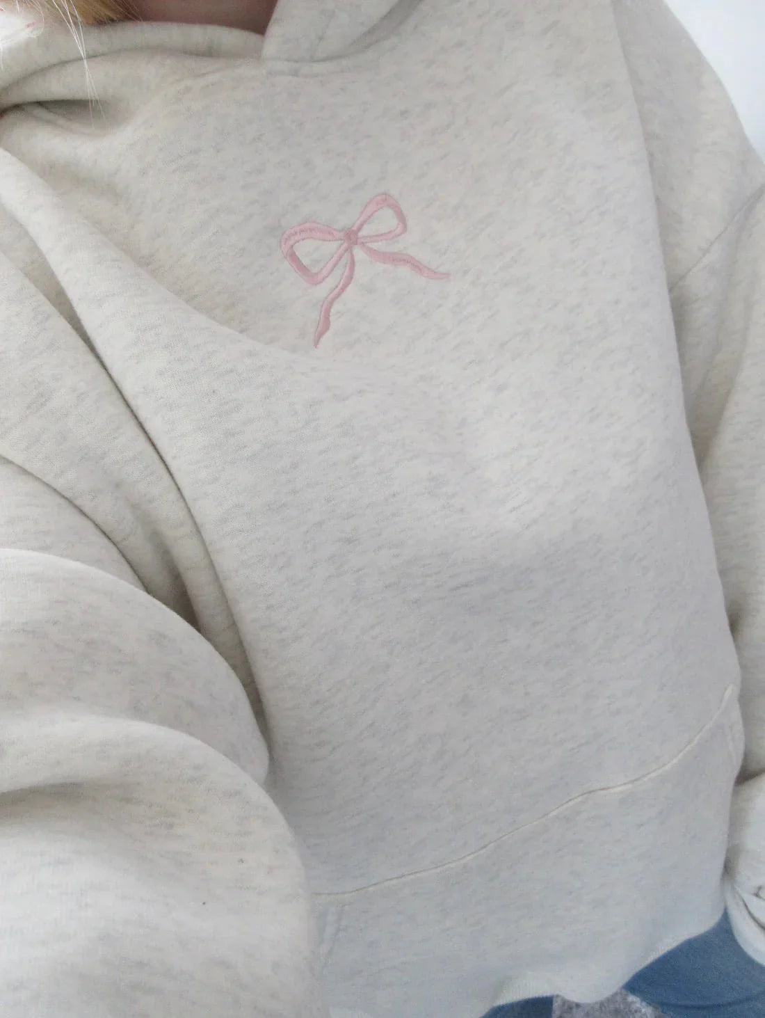 Étoile Bow-Embroidered Hoodie