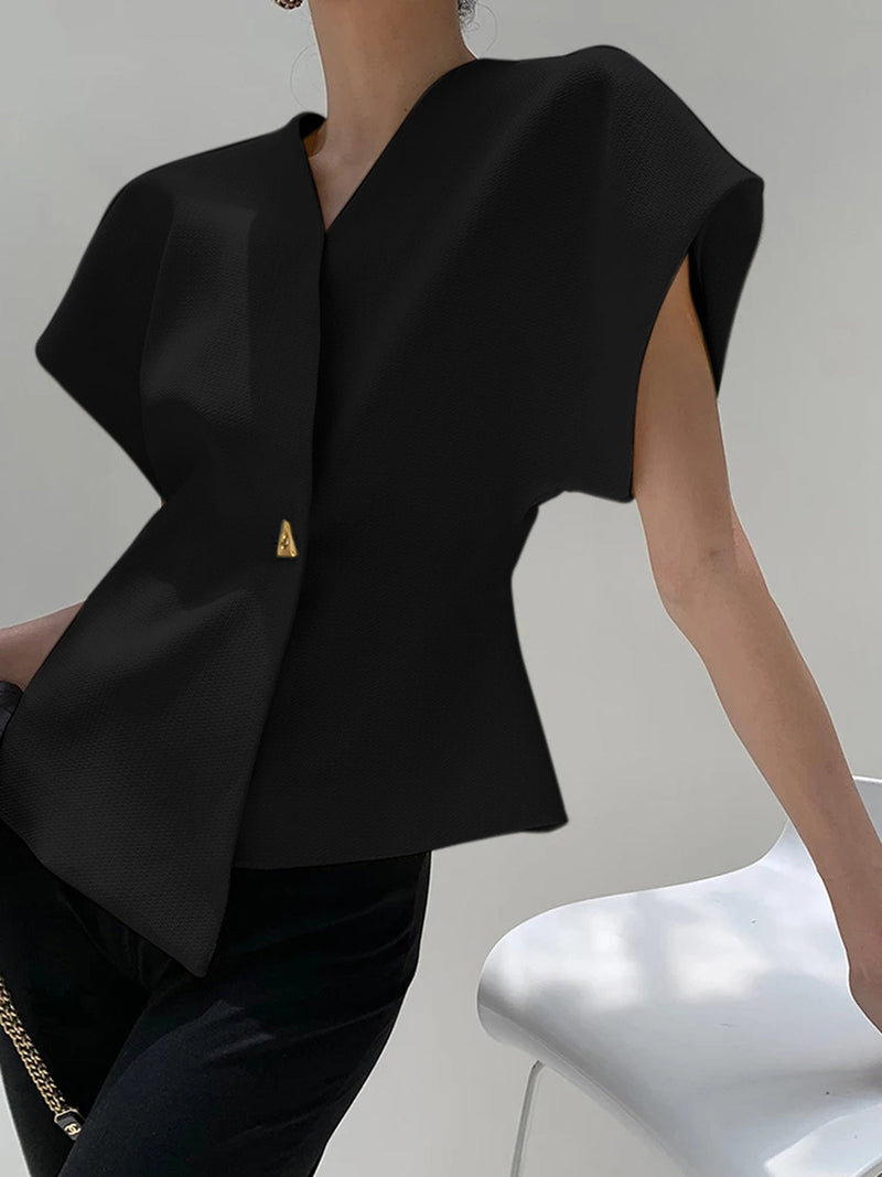 Élise Structured Wrap Top