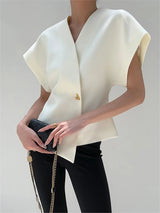 Élise Structured Wrap Top