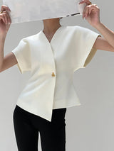 Élise Structured Wrap Top