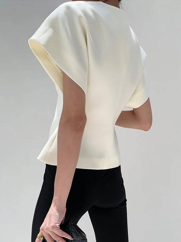 Élise Structured Wrap Top