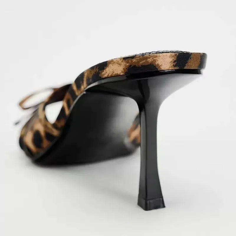 Luna’s Wild Elegance Leopard-Print Heels
