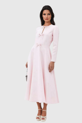 Elodie Bow-Detail Maxi Dress