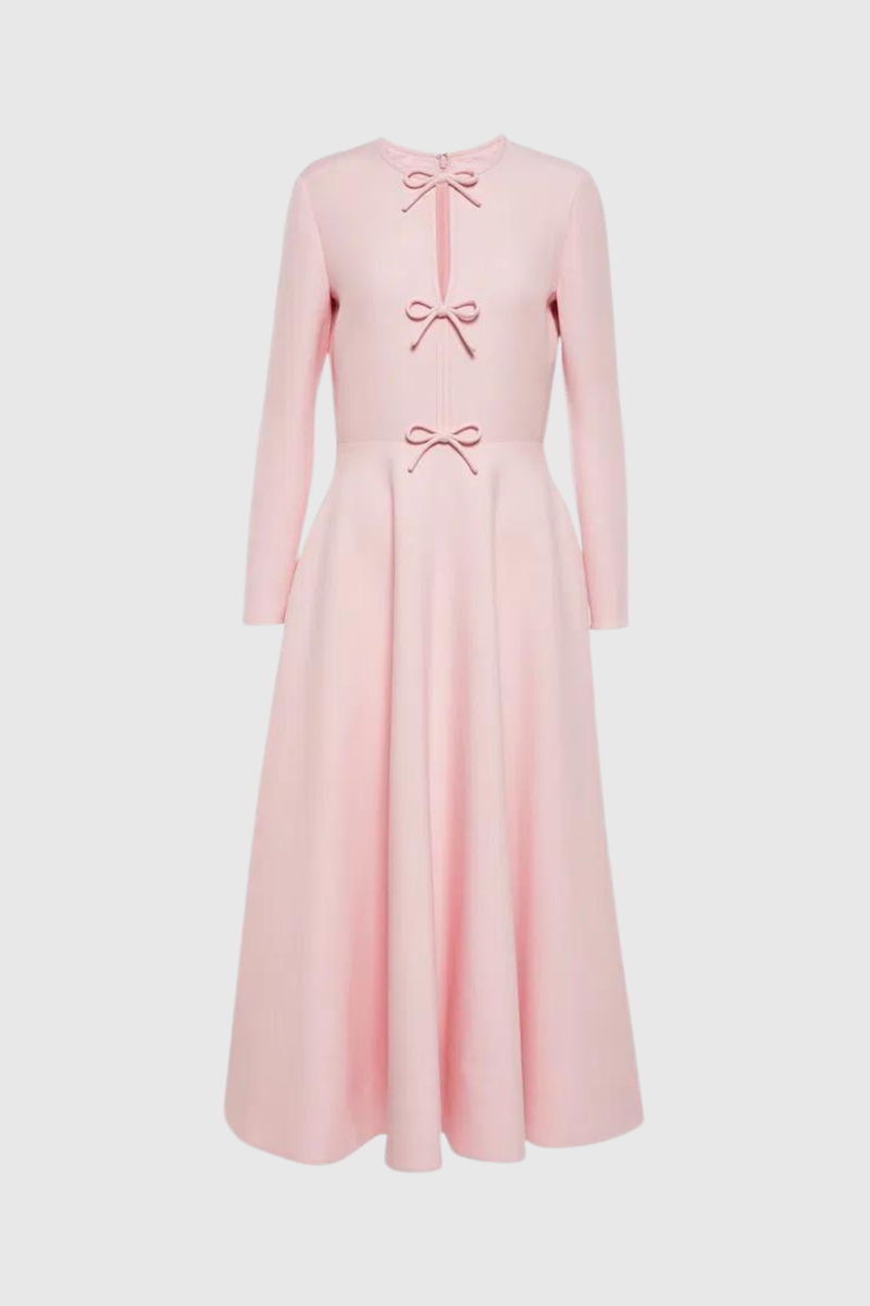 Elodie Bow-Detail Maxi Dress