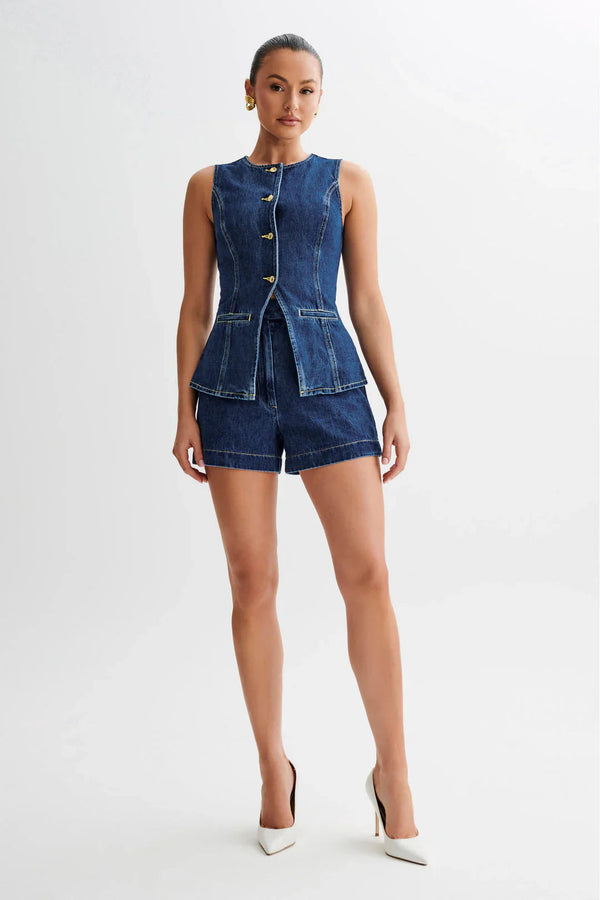 Luna’s Modern Muse Denim Two-Piece Set