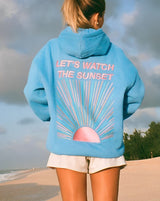 Soleil Sunset-Print Hoodie