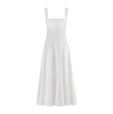 Amélie Square-Neck Midi Dress