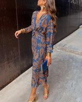 Amara Twist-Front Midi Dress