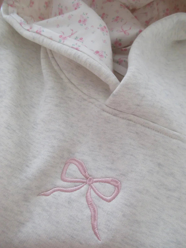 Étoile Bow-Embroidered Hoodie