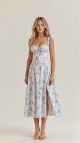 Primrose Reverie Floral Midi Dress