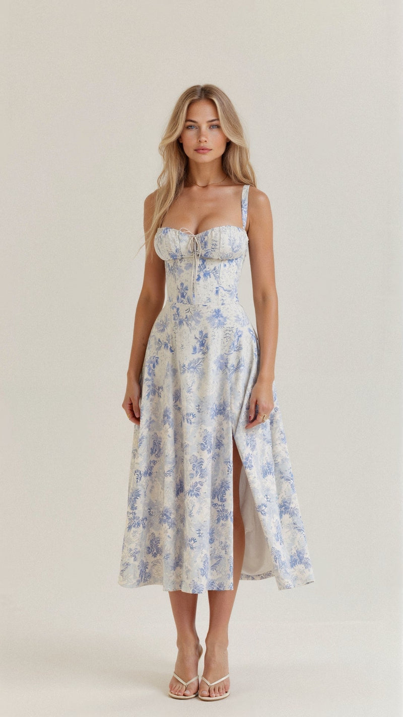 Primrose Reverie Floral Midi Dress