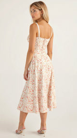 Primrose Reverie Floral Midi Dress