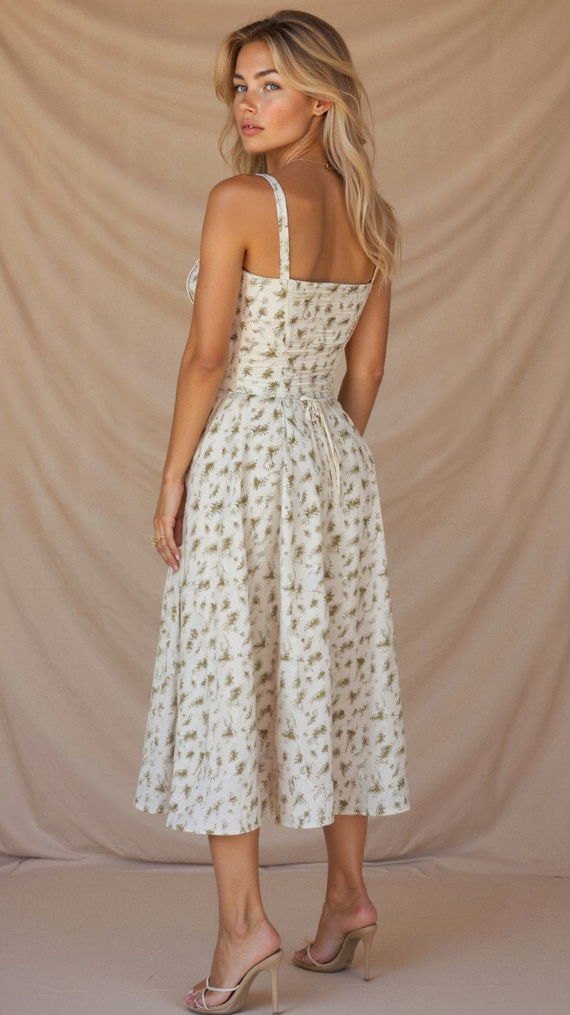 Primrose Reverie Floral Midi Dress